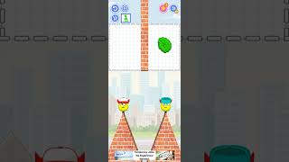 Draw To Smash logic puzzle Level 310 imalidotcom game solution Logic Puzzle Draw the line to smash [upl. by Ylloh]