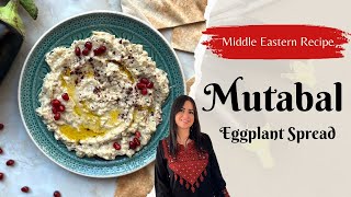 Mutabal  The Most Delicious Roasted Eggplant Dip [upl. by Aneladgam]