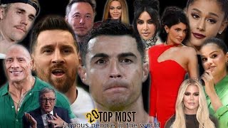 TOP 10 MOST FAMOUS PERSON IN THE WORLD [upl. by Libbi]