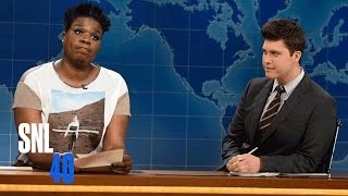 Weekend Update Leslie Jones on Social Media  SNL [upl. by Wehner]