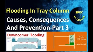 Flooding In Tray Column –Causes Consequences And Prevention Part 3 Downcomer Flooding [upl. by Oap]