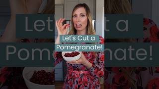 Quick Stepbystep Guide How to Cut a Pomegranate pomegranates pomegranatefruit healthyeating [upl. by Kayne]