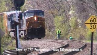 Trespasser Struck by CSX Freight Train Q436 in Palmer MA [upl. by Maude655]