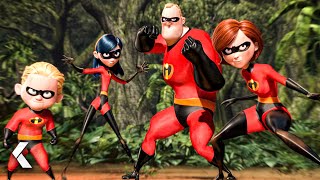 The Incredibles vs Giant Robot  THE INCREDIBLES Clips 2004 Pixar [upl. by Anahsirk]