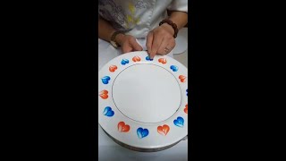 Big Circle Jam Painting Plate Decoration Teaching Video Master Original New Knowledge Creator M [upl. by Nashbar]