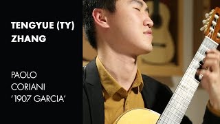 Roland Dyens quotFuocoquot performed by Tengyue quotTYquot Zhang on a 2018 Paolo Coriani quot1907 Garciaquot [upl. by Liebman]