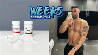 WEEK 5 ANAVAR ONLY CYCLE RESULTS BETWEEN 40MG ANAVAR  40MG DBOL PART 1 [upl. by Marcos]