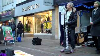 The Dualers  Kiss On The Lips  Last Song Last Romford Busk [upl. by Hopfinger179]