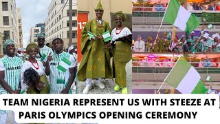 Have you seen Tobi Amusans outfit to the opening ceremony of Paris2024 A Olympics TEAM NIGERIA [upl. by Eryn]