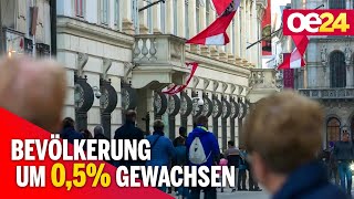 Bevölkerungszahl Österreichs wächst weiter [upl. by Eellek]