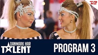 Discodanserne Tea amp Malene  Danmark har talent  Program 3 [upl. by Omle]