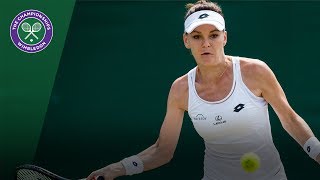 Agnieszka Radwanska v Christina McHale highlights  Wimbledon 2017 second round [upl. by Elijah]