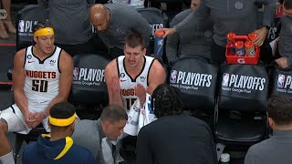 JOKIC YELLS AT ENTIRE TEAM quotIM PLAYING 1 ON 5 OUT THERE GET OUT THERE amp PLEASE HELPquot [upl. by Grantland]