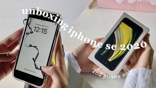 unboxing iphone se 2020 in 2024 ⋆ ˚｡⋆୨୧˚ [upl. by Farl]