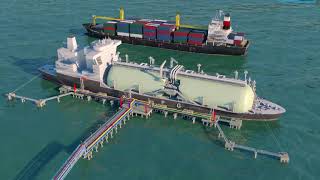 Ship maneuvering berthing and mooring simulation  Case study at Hyosung Vina Chemicals port [upl. by Orgalim112]