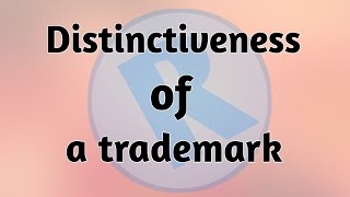 Distinctiveness of a trademark [upl. by Kuster]