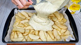 🍎😋Ich habe noch nie so einen leckeren Apfelkuchen gegessen Einfaches und leckeres Rezept [upl. by Amalie178]