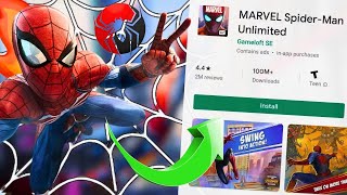 I Found Top Secret Games like Spider Man Games In Play Store funny spiderman [upl. by Edahs]