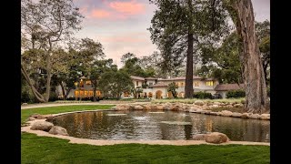 US52000000 Mansion 465 Hot Springs Rd Santa Barbara CA 93108 For Sale [upl. by Yelsehc384]