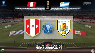 PERÚ vs URUGUAY  ELIMINATORIA  EA Sports  PSD1EZ [upl. by Alliuqaj747]