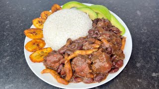 HOW TO MAKE JAMAICAN STEW PEAS WITH CHICKEN Featuring jodycookingg [upl. by Kelly]