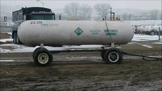 NH3 Anhydrous Ammonia Nurse Tank Burst [upl. by Lexis]