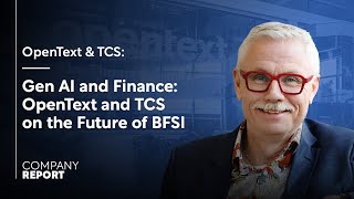 Gen AI and Finance OpenText and TCS on the Future of BFSI [upl. by Ethan]