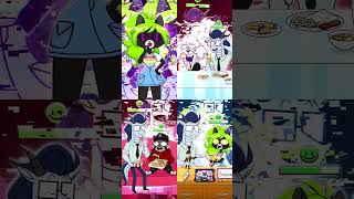 PJ VS Dave VS Flo VS Rocky Happiness Gummy Bear COMPARISON Animation Meme Shorts tiktok funny [upl. by Rap984]