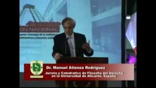 Conferencia Magistral  Como Argumentar frente a un caso difícil  Dr Manuel Atienza Rodríguez [upl. by Anilrahc]