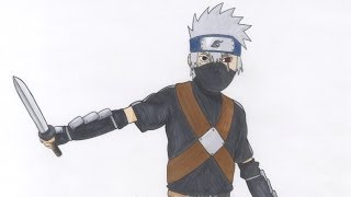 Drawing Kid Kakashi [upl. by Neeli]