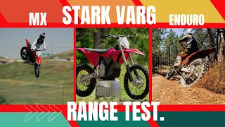 OFFICIAL Stark Varg BATTERY Range Test How FAR can the Varg go [upl. by Ilojna]