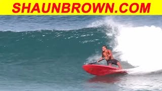 SUP surfing in Hawaiistand up paddling surfing [upl. by Naitsirc]