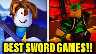 Roblox Best Sword Games in 2022 [upl. by Etnohs]