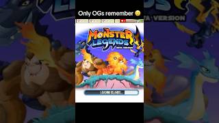 Only Monster Legends OG’s Remember 🥲 nostalgia [upl. by Sira]