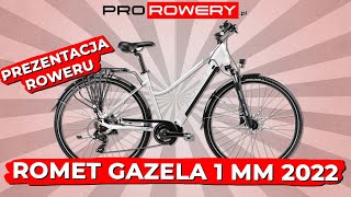 TREKKINGOWY ROWER ELEKTRYCZNY – wszystko co warto wiedzieć  NOWOŚĆ Romet Gazela 1 MM 2022 [upl. by Kristyn]