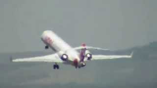 Canadair Regional Jet 700 HOP Takeoff flignt MetzNancyLorraine  Nice Côte dAzur airport [upl. by Retniw]