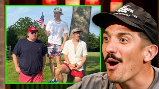 Andrew Schulz CRAZY 4th July w Tim Dillon Lil Mabu amp Leonardo DiCaprio [upl. by Aidnis]