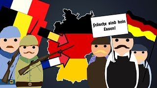 Why did France and Belgium Invade Germany in 1923  The Occupation of the Ruhr [upl. by Hareema]