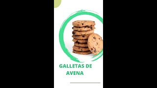 GALLETAS DE AVENA SIN HUEVOGalletas de avena sin harina de trigo [upl. by Ahsetal]