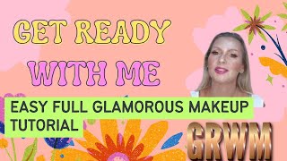 GRWM Easy full glamorous makeup tutorial [upl. by Ennazus]