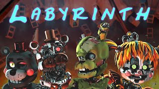 FNaFSFM  Labyrinth By CG5 REMASTERED [upl. by Melany840]