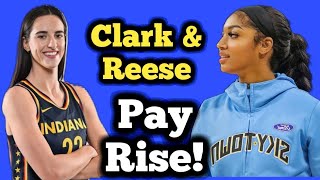 Caitlin Clark and Angel Reeses Salary increase Due to New WNBA Media Deal [upl. by Keemahs]