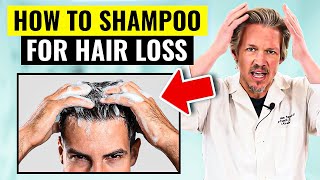 HAIR LOSS NO MORE HOW TO WASH YOUR HAIR PROPERLY FOR HAIR REGROWTH EXPERT HAIR GROWTH TIPS [upl. by Fazeli]