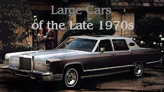 Large Cars of the Late 1970s [upl. by Homere]