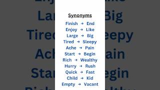 Synonyms learnenglish vocabulary synonym synonyms english learn words englishexpress [upl. by Ocsecnarf]