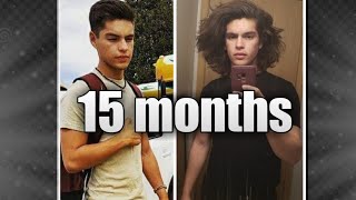 My Hair Growth Time Lapse  1 Year and 3 Months [upl. by Nata]