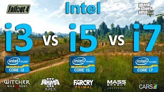 Intel i3 vs i5 vs i7 Test in 7 Games [upl. by Assilav]