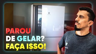 Geladeira Parou de gelar  Resolva em 10 minutos [upl. by Navannod988]