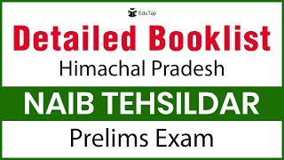 Important Books for Naib Tehsildar  Booklist for HP NT Exam  Sources for Naib Tehsildar  HPPSC [upl. by Nidnarb]