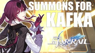 SUMMONS FOR KAFKA The Most Ridiculous Pulls Yet Honkai Star Rail [upl. by Anead579]